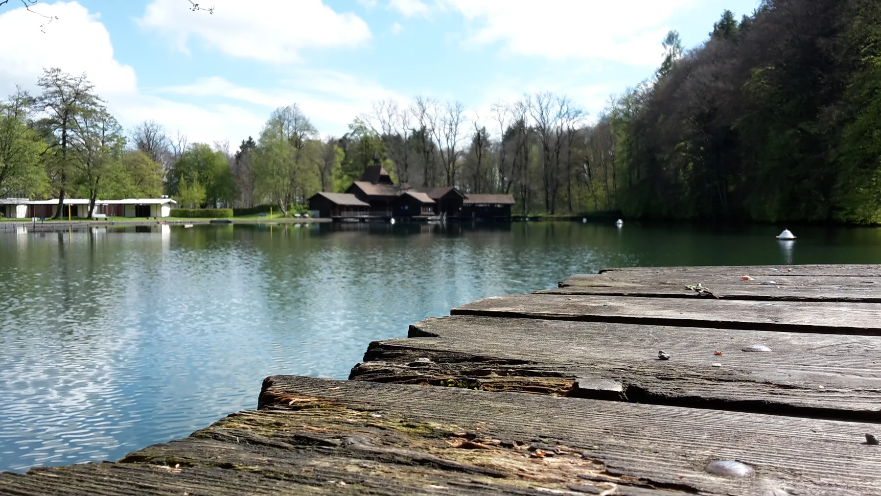 See und Holzsteg